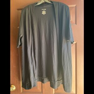 𝅺st. John’s Bay women’s black short sleeve cardigan